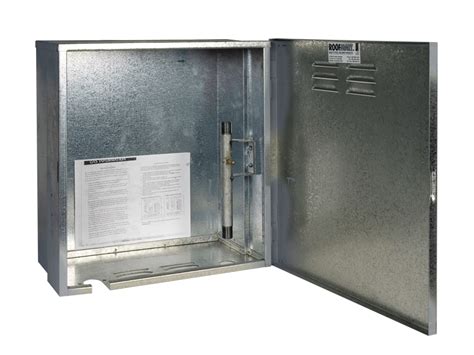 combined gas and electric meter box|metroll gas meter box.